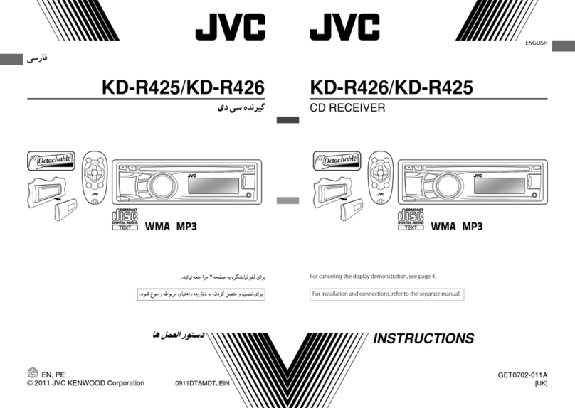 JVC KD-R425 User manual
