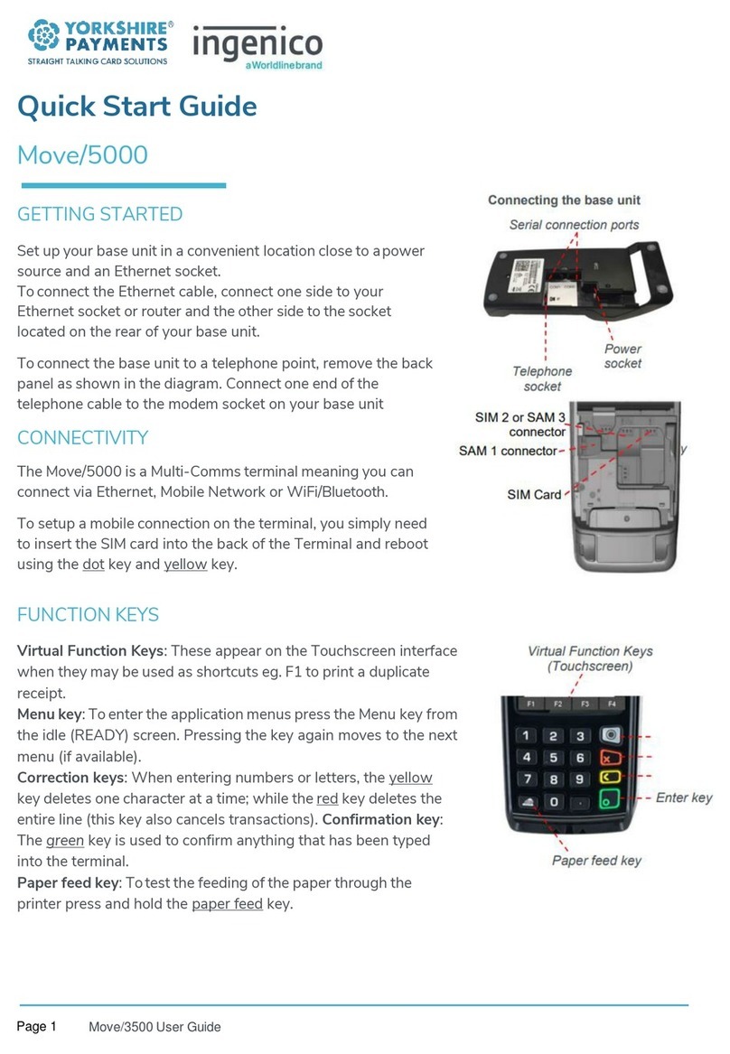 Worldline ingenico Move/5000 user guide