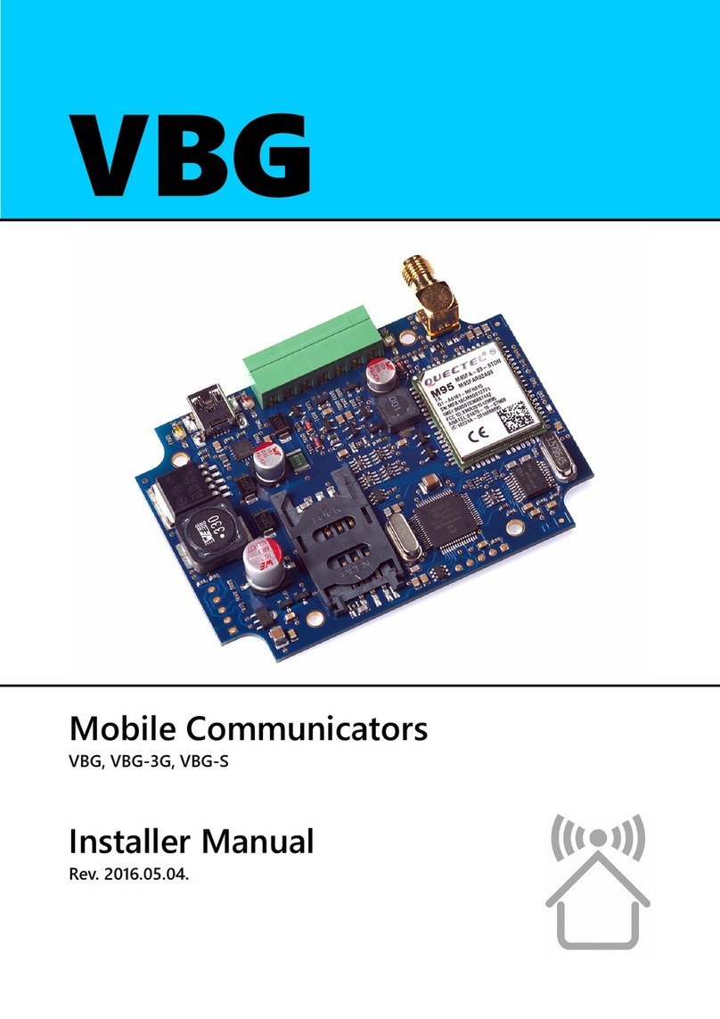 VILLBAU VBG Installer manual