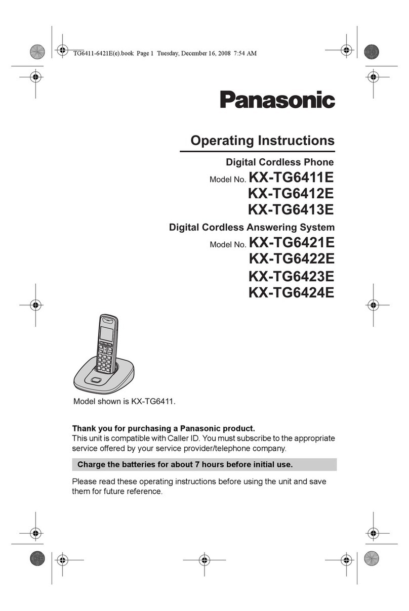 Panasonic KX-TG6412E User manual