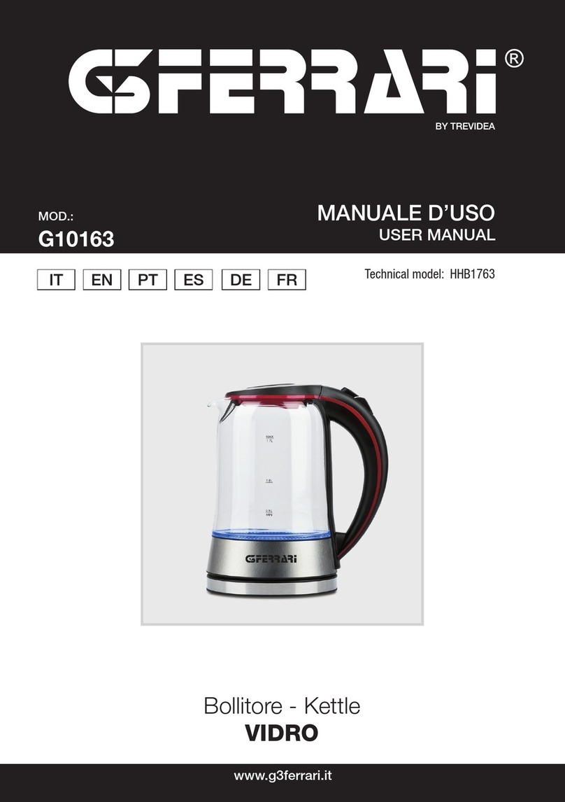 TREVIDEA G3 Ferrari VIDRO user manual