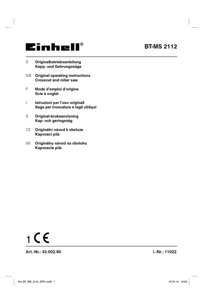EINHELL BT-MS 2112 User manual