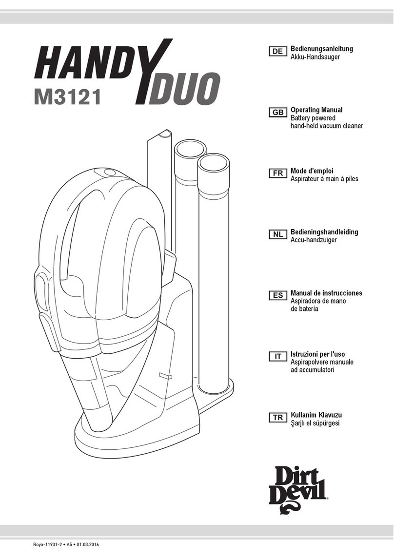 Dirt Devil HANDYDUO M3121 User manual