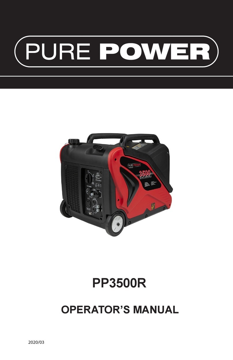 PurePower PP3500R Operator's manual