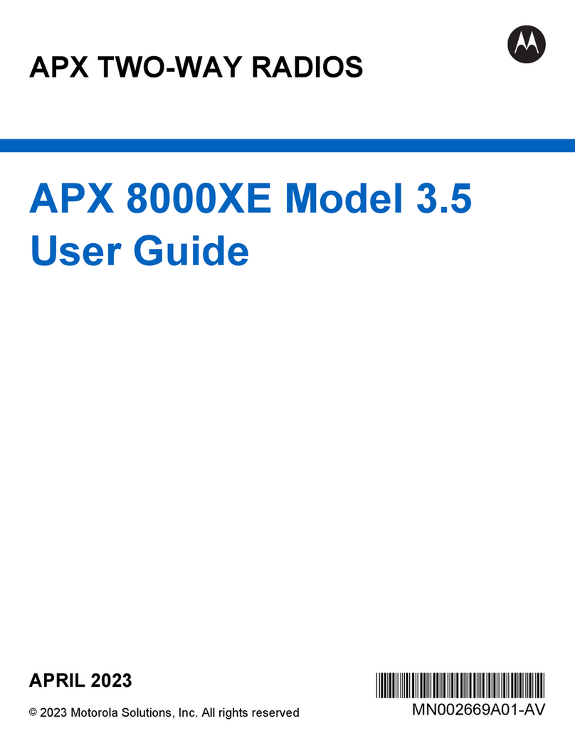 Motorola solutions APX 8000XE User manual