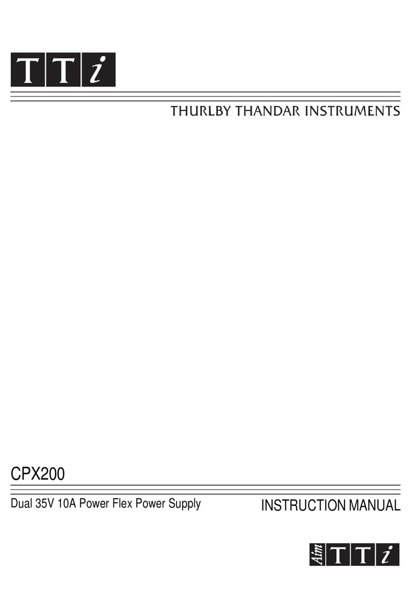TTI CPX200 instruction manual
