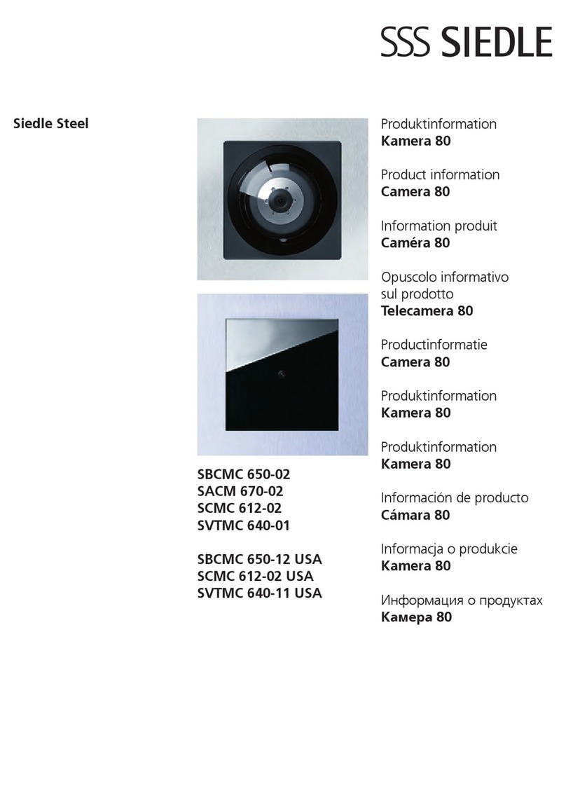 SSS Siedle SBCMC 650-02 Product information