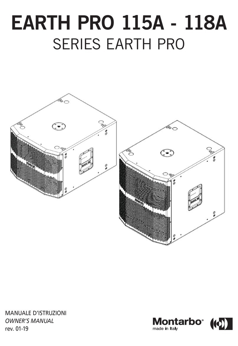 Montarbo EARTH PRO 115A Series owner's manual