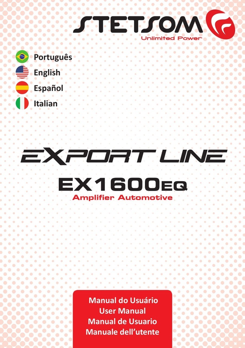 StetSom EXPORT LINE EX1600EQ user manual