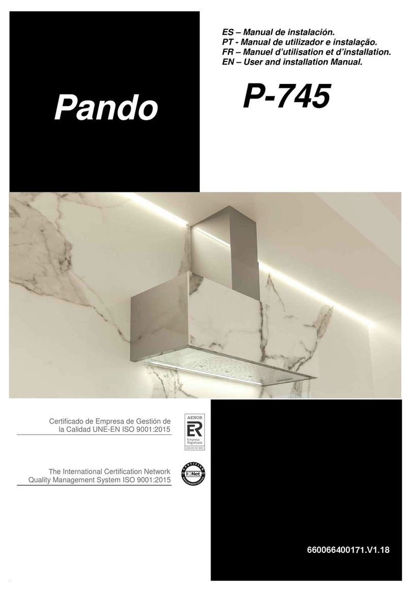 Pando P-745 User and installation manual