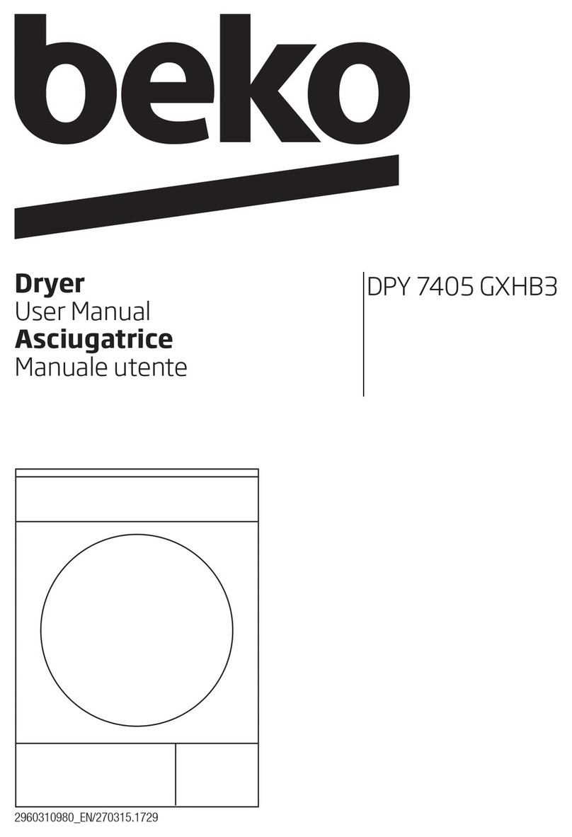 Beko DPY 7405 GXHB3 User manual