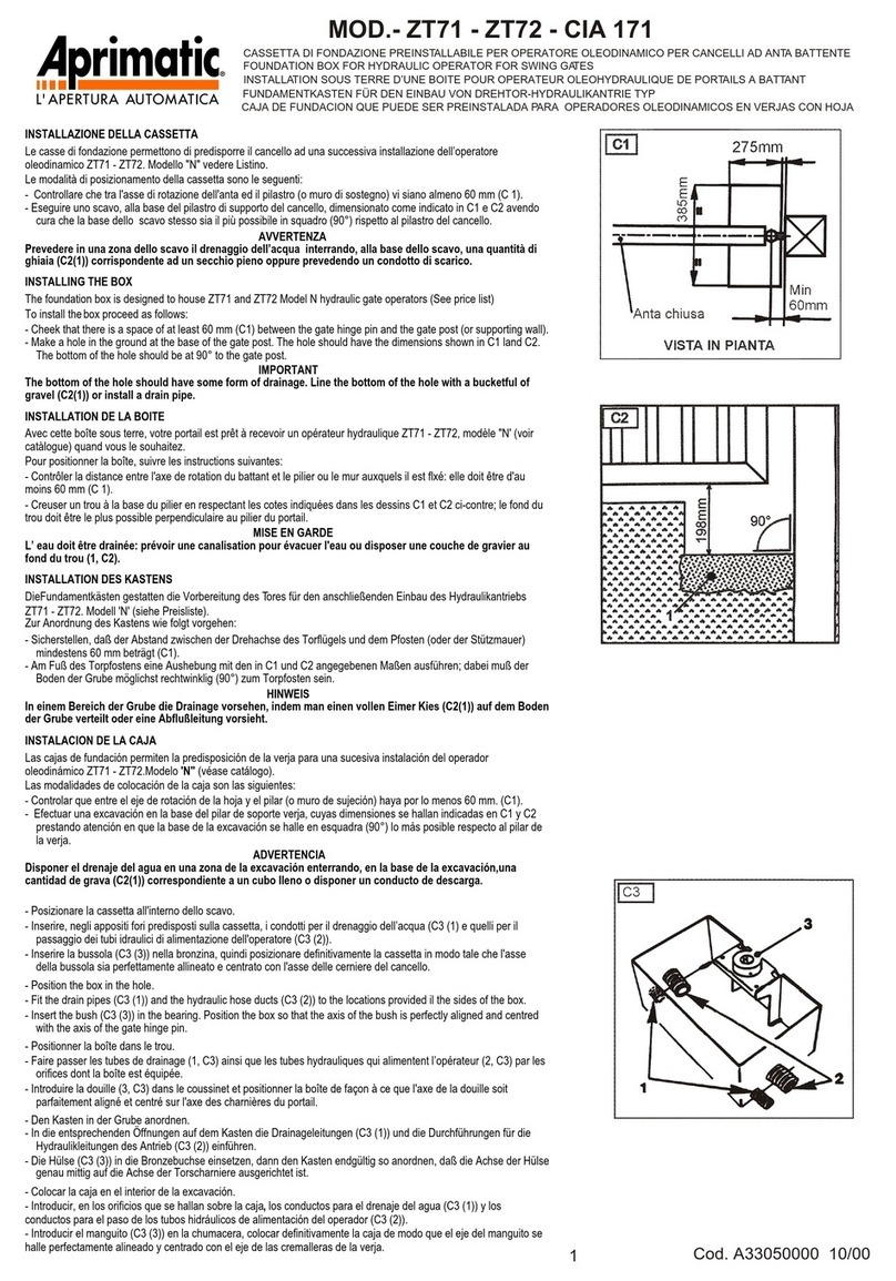Aprimatic ZT 72 User manual