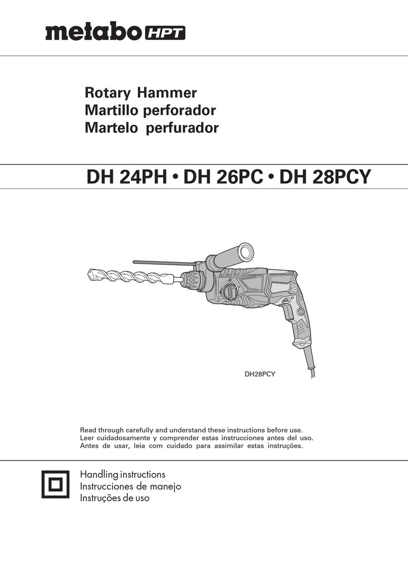 Metabo HPT DH 24PH Handling instructions