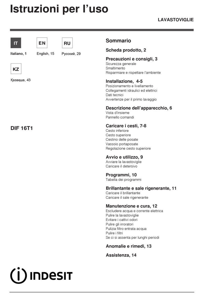 Indesit DIF 16T1 User manual