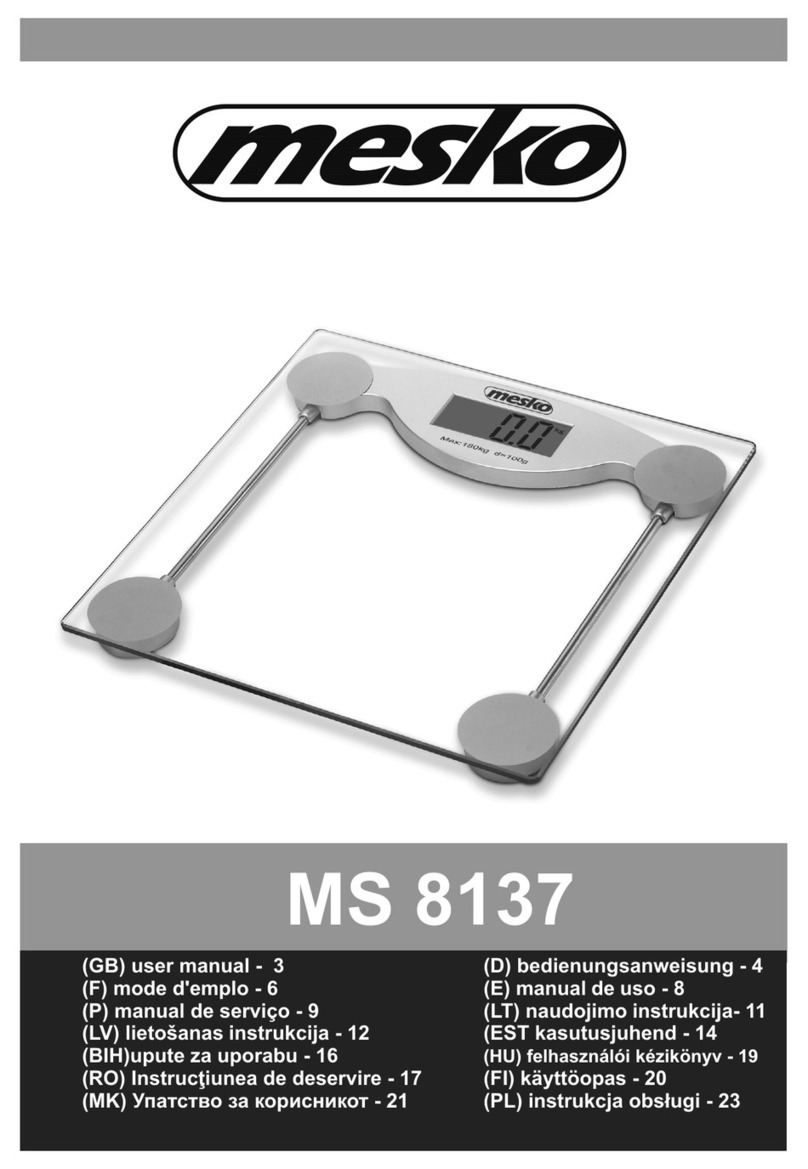 Mesko MS 8137 User manual
