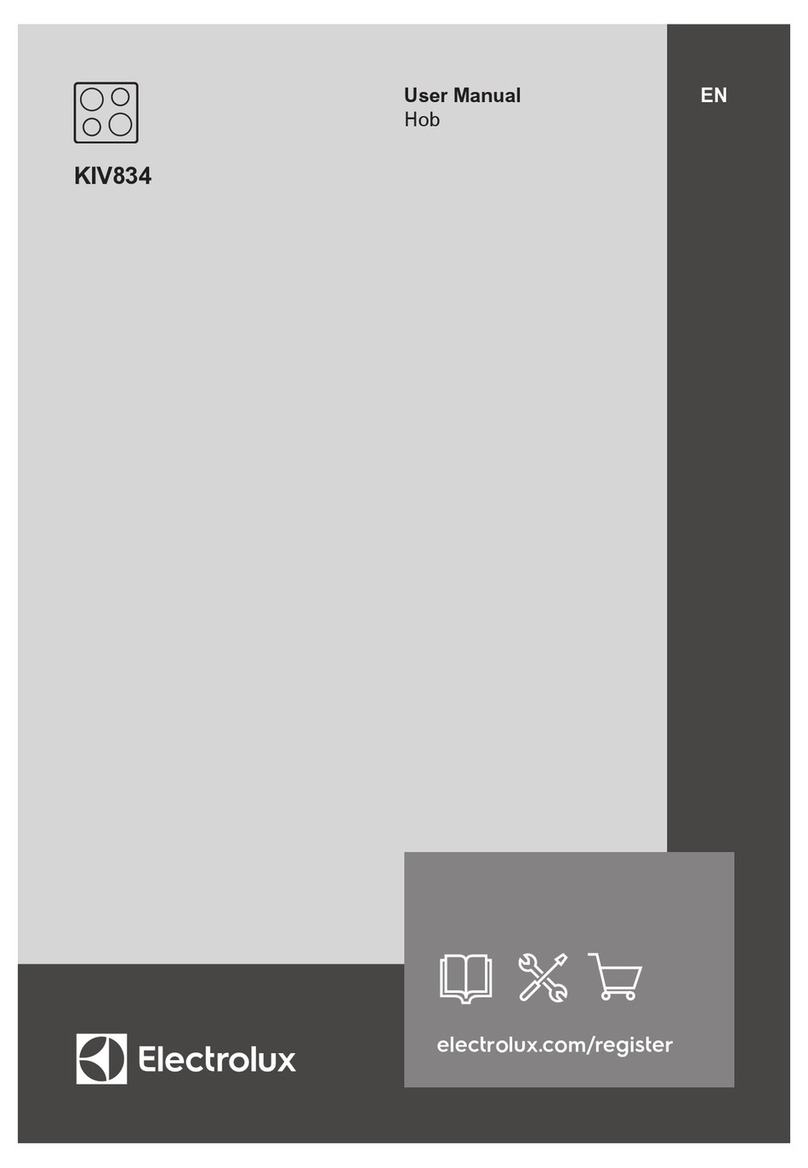 Electrolux KIV834 User manual