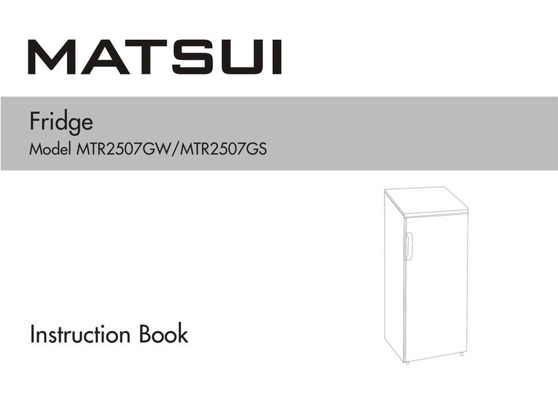 Matsui MTR2507GW User manual