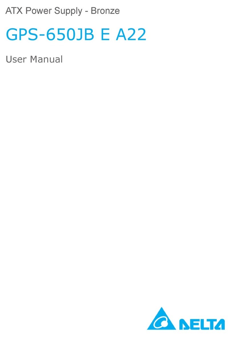 Delta GPS-650JB E A22 User manual