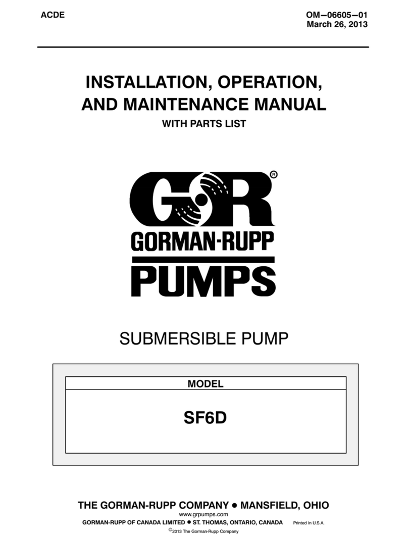 GORMAN-RUPP SF6D Application guide