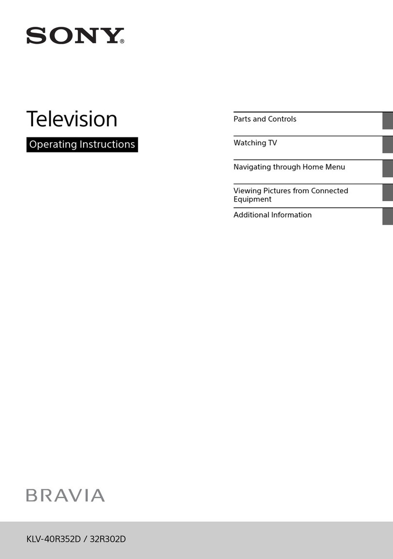 Sony BRAVIA KLV-40R352D User manual