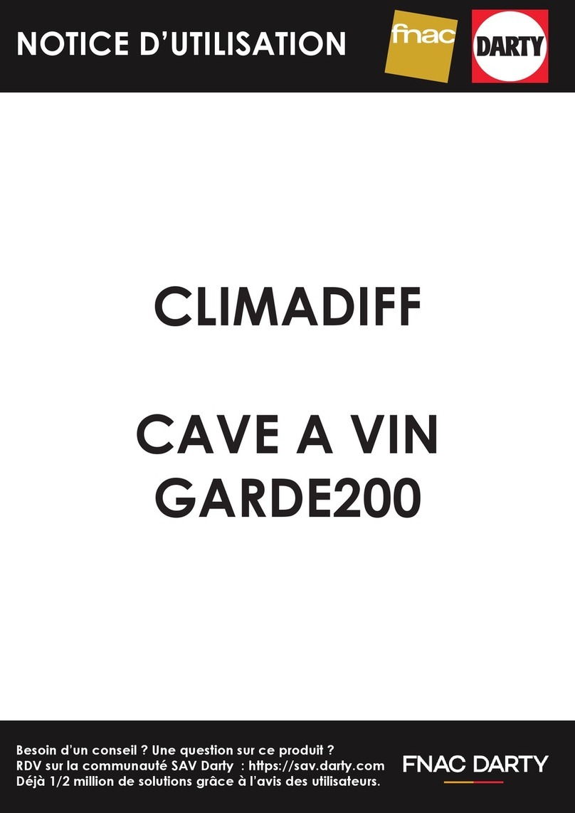 Climadiff GARDE 150 Operating and maintenance manual