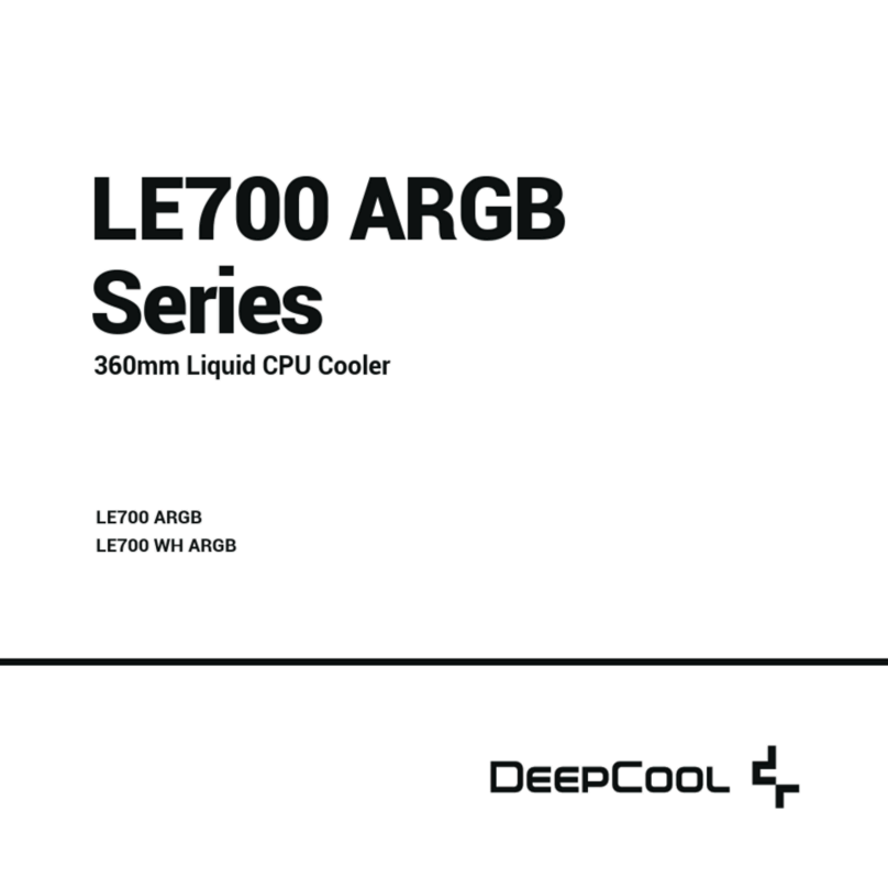 Deepcool LE700 ARGB Series User manual