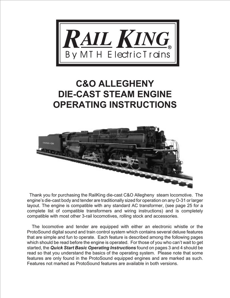 MTHTrains Rail King O-31 operating instructions