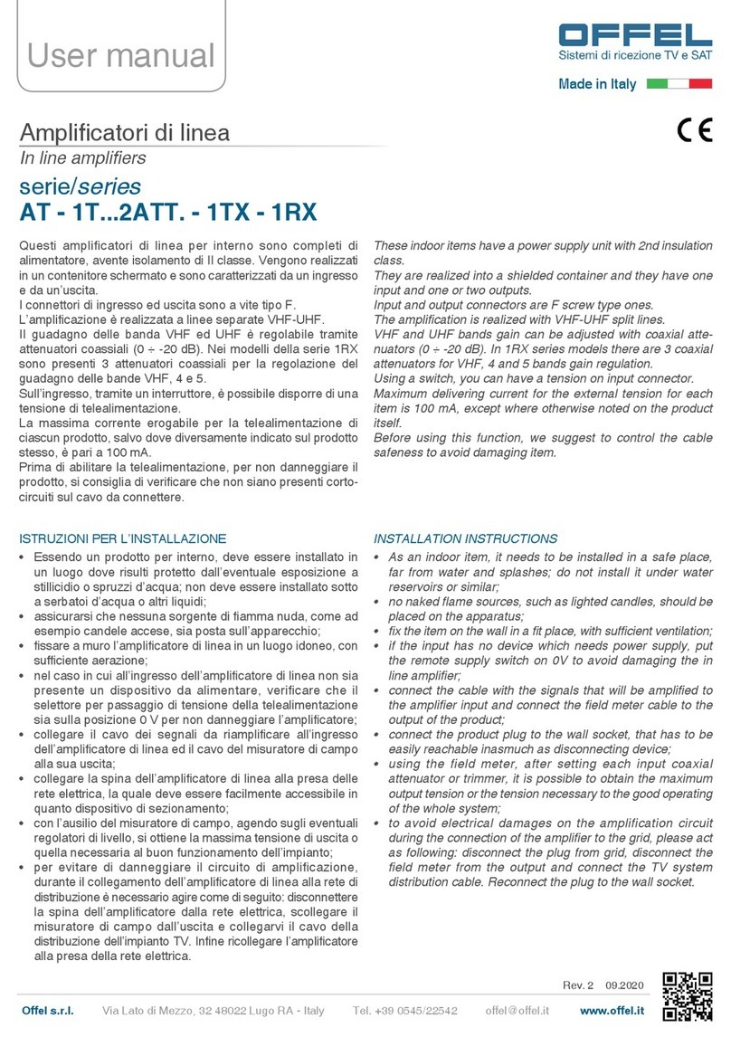Offel AT-1T 2ATT Series user manual