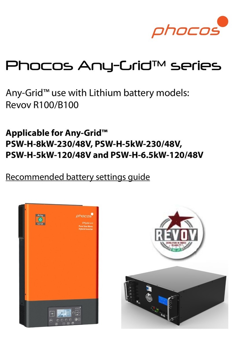 Phocos Any-Grid PSW-H-8KW-230/48V manual
