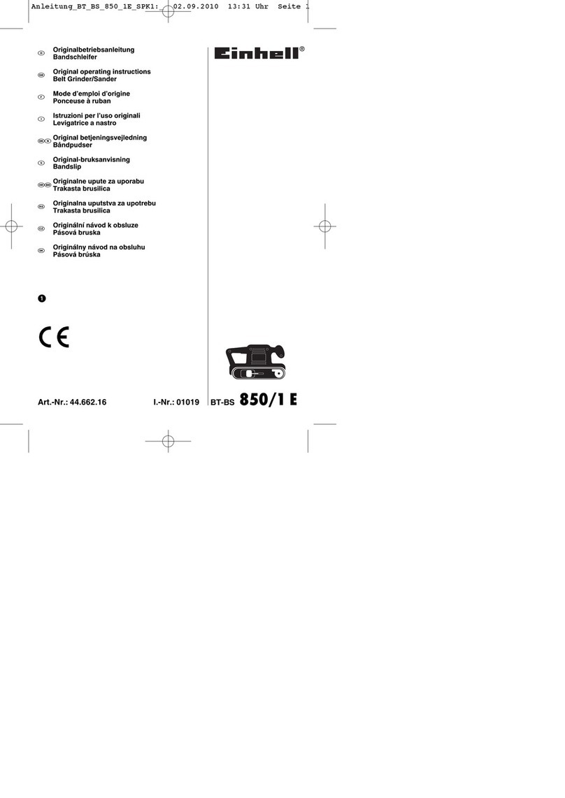 EINHELL BT-BS 850/1 E User manual