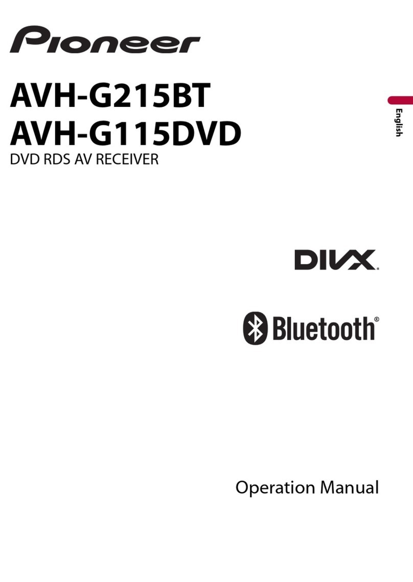 Pioneer AVH-G115DVD Operation manual