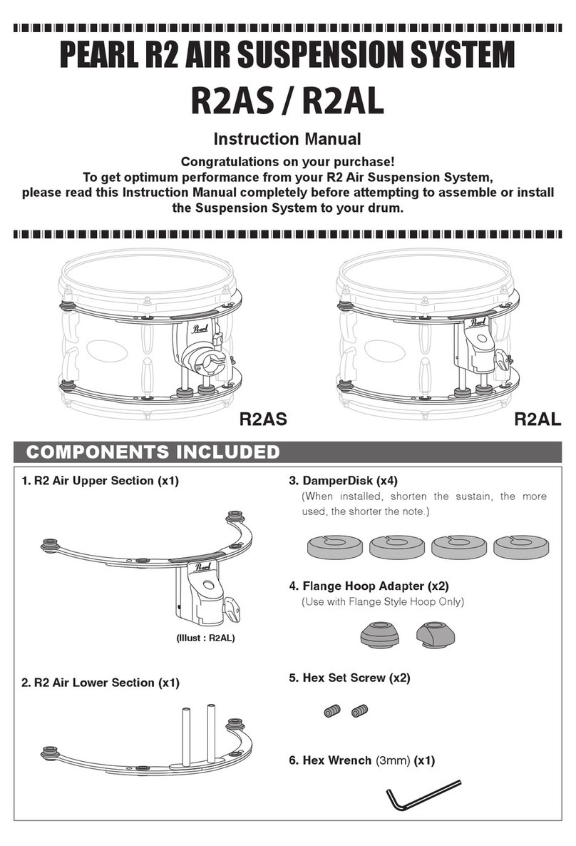 Pearl R2AS instruction manual