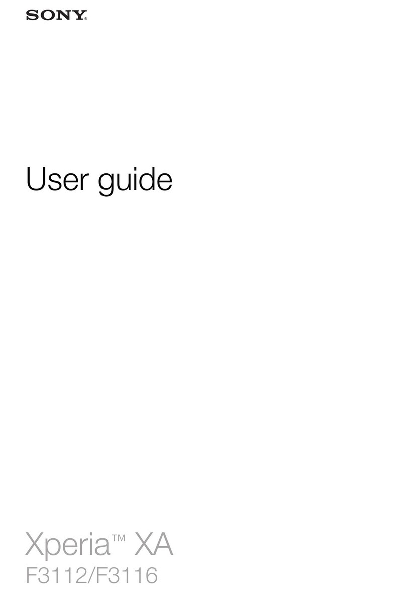 Sony Xperia XA F3116 User manual
