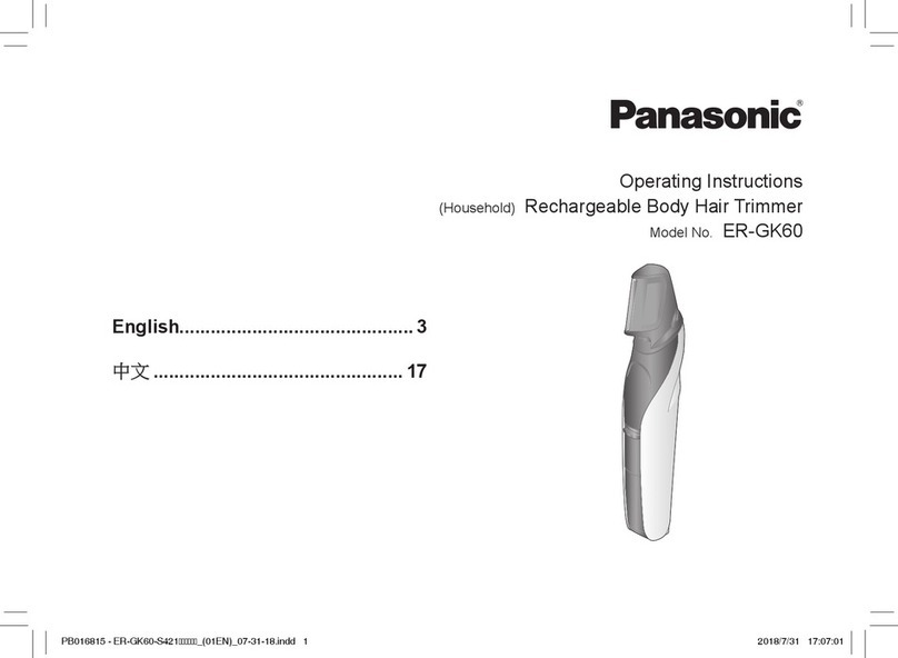 Panasonic ER-GK6 User manual