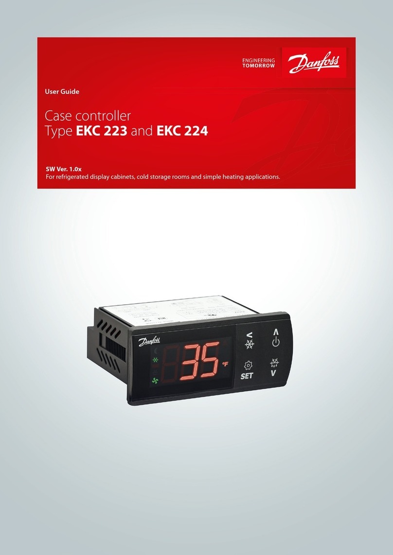 Danfoss EKC 223 user guide