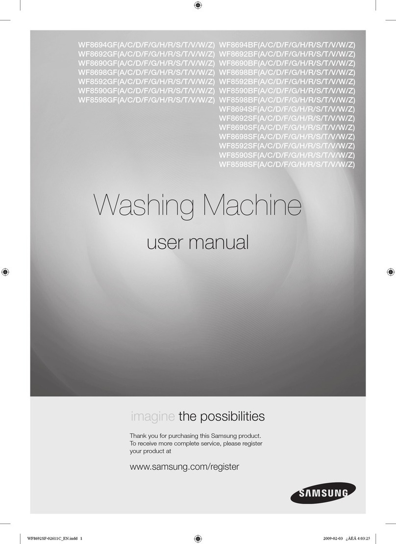 Samsung WF8694GF User manual