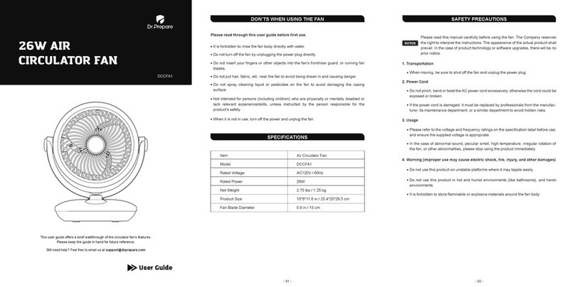 Dr.Prepare DCCFA1 quick start guide