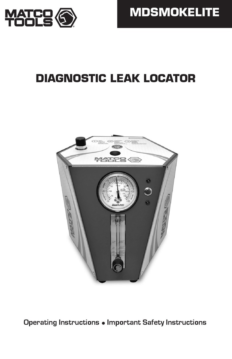 Matco MDSMOKELITE operating instructions