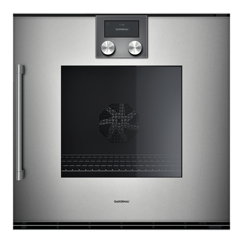 Gaggenau BOP 250 612 installation instructions