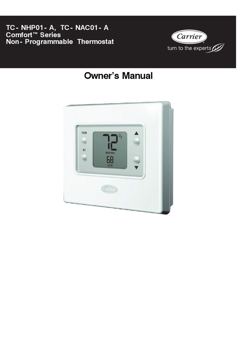 Carrier Comfort TC-NHP01-A User manual