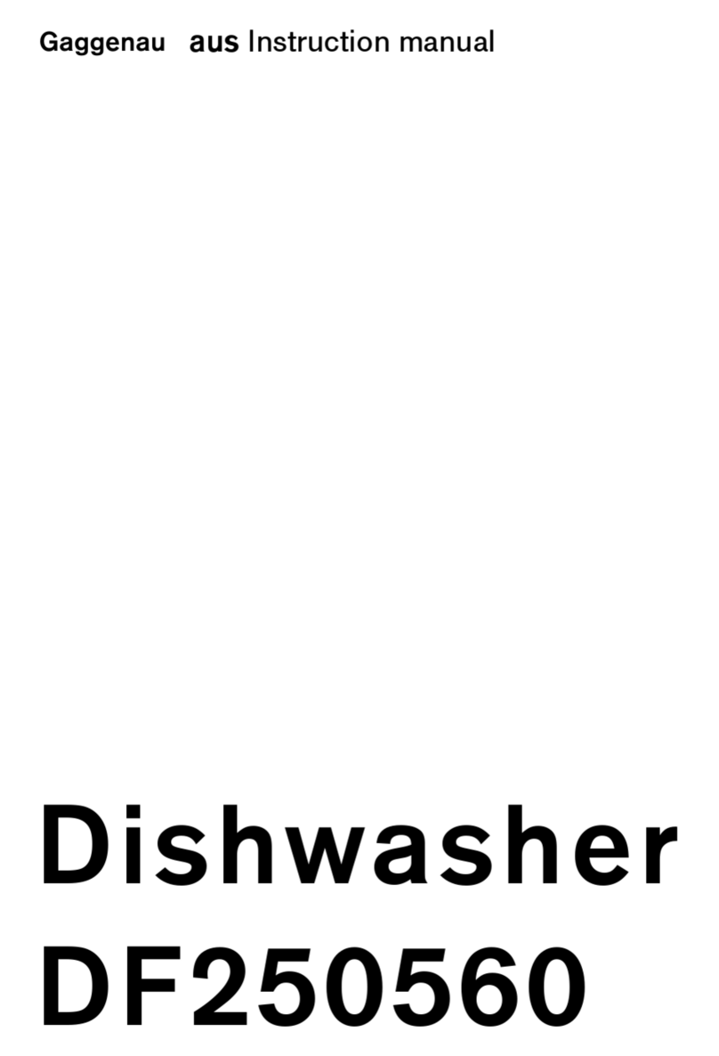 Gaggenau DF250560 manual