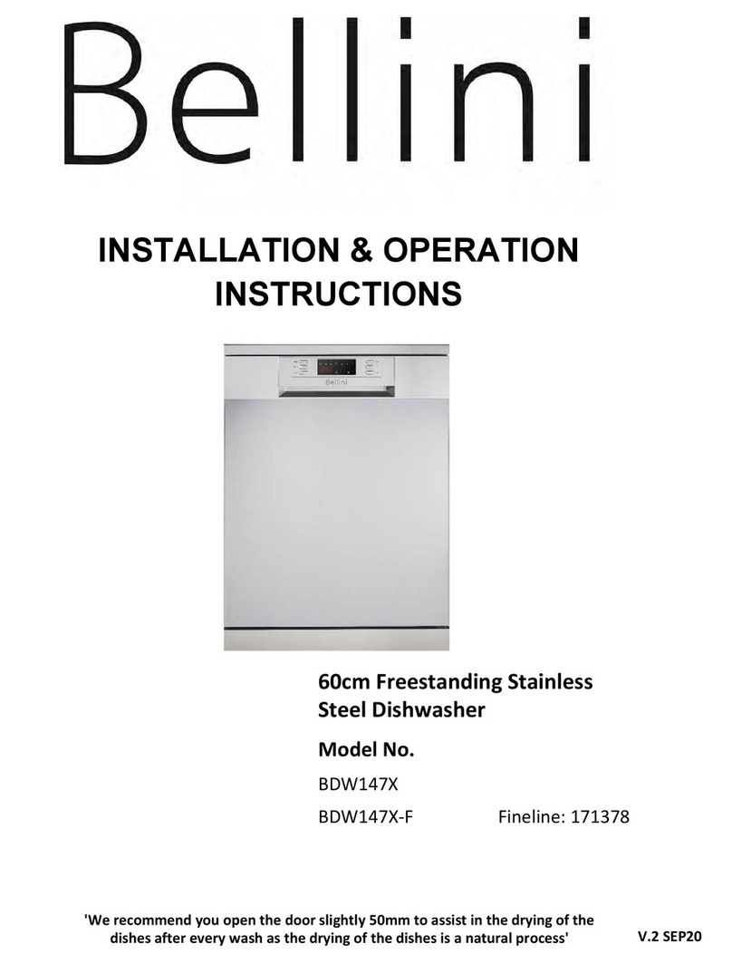 Baumatic BDW147X Installation & operation instructions