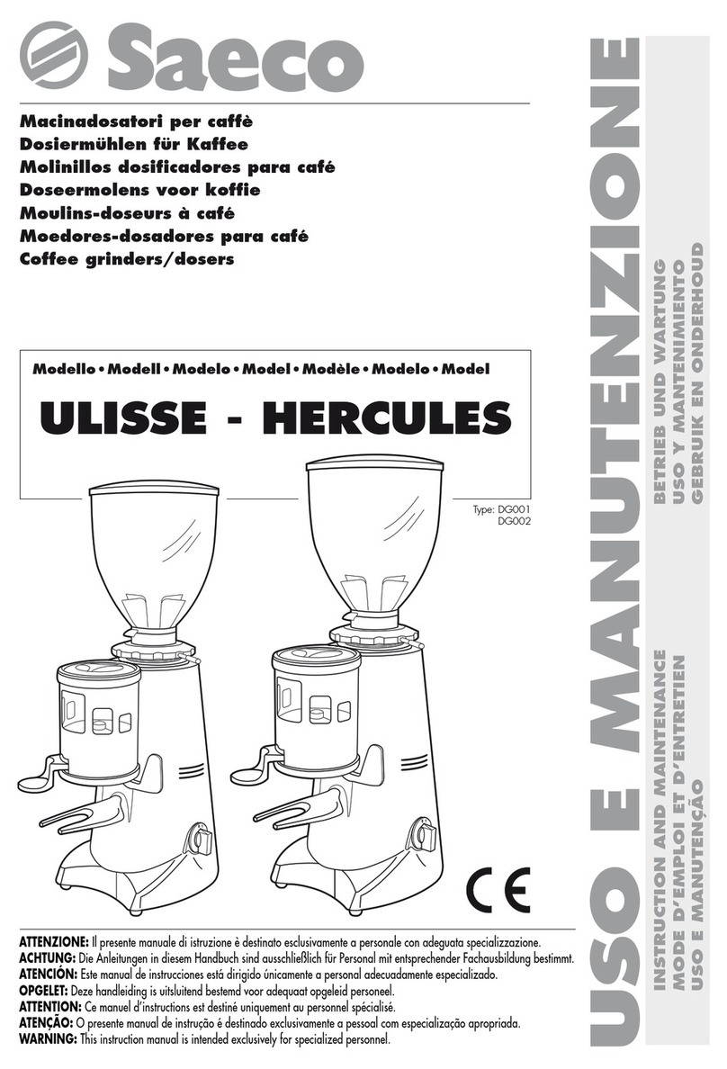 Saeco ULISSE Instructions for use