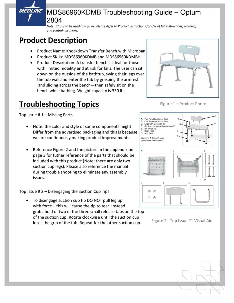 Medline Microban MDS86960KDMB User manual