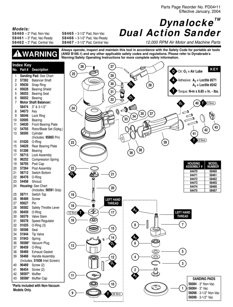 Dynabrade Dynalocke 58460 User manual