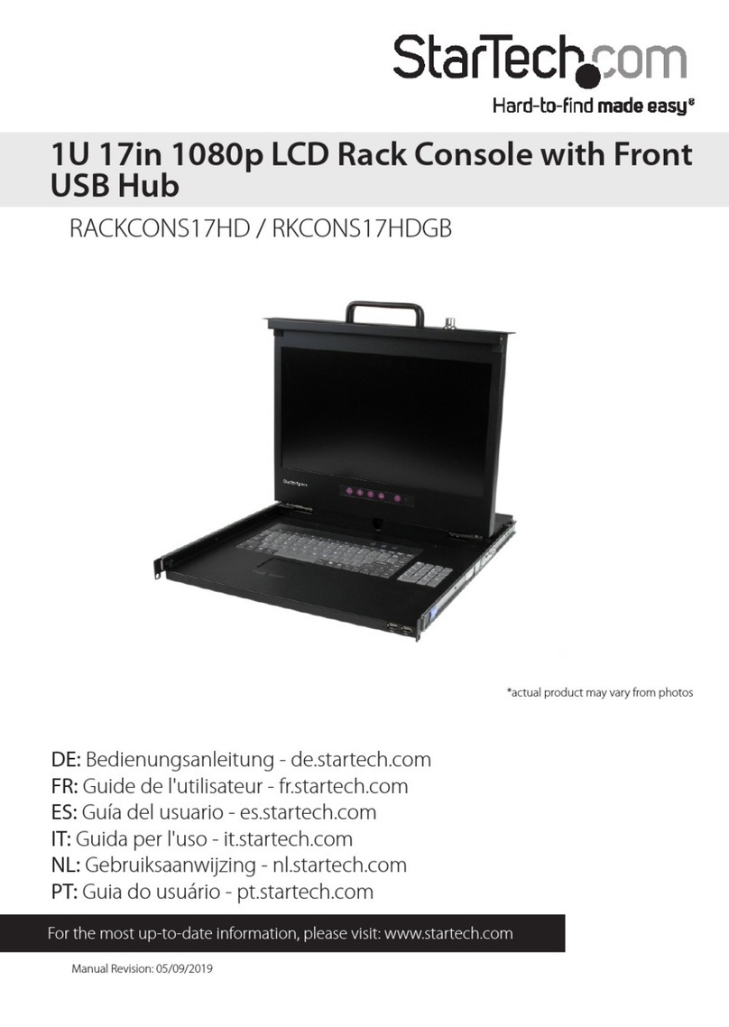 StarTech.com RACKCONS17HD User manual