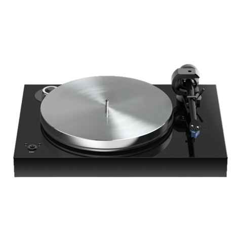 Pro-Ject Audio Systems X8 Instructions for use