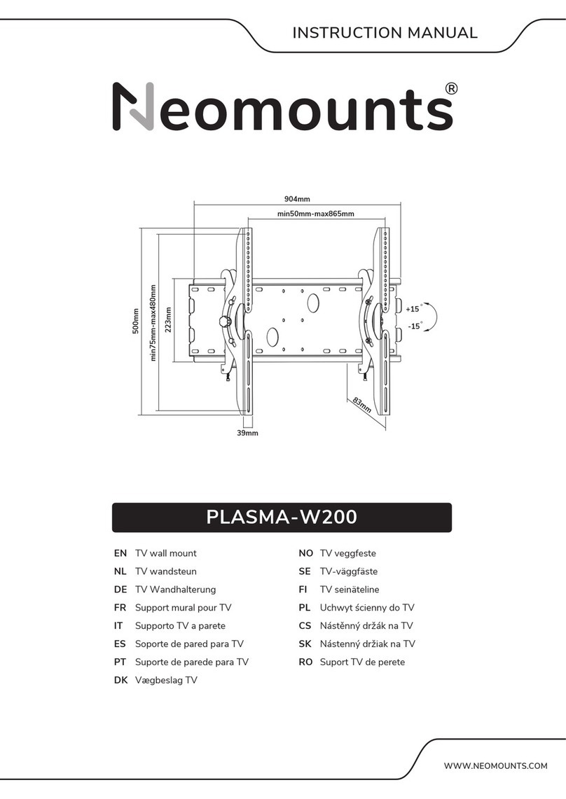 NeoMounts PLASMA-W200 User manual