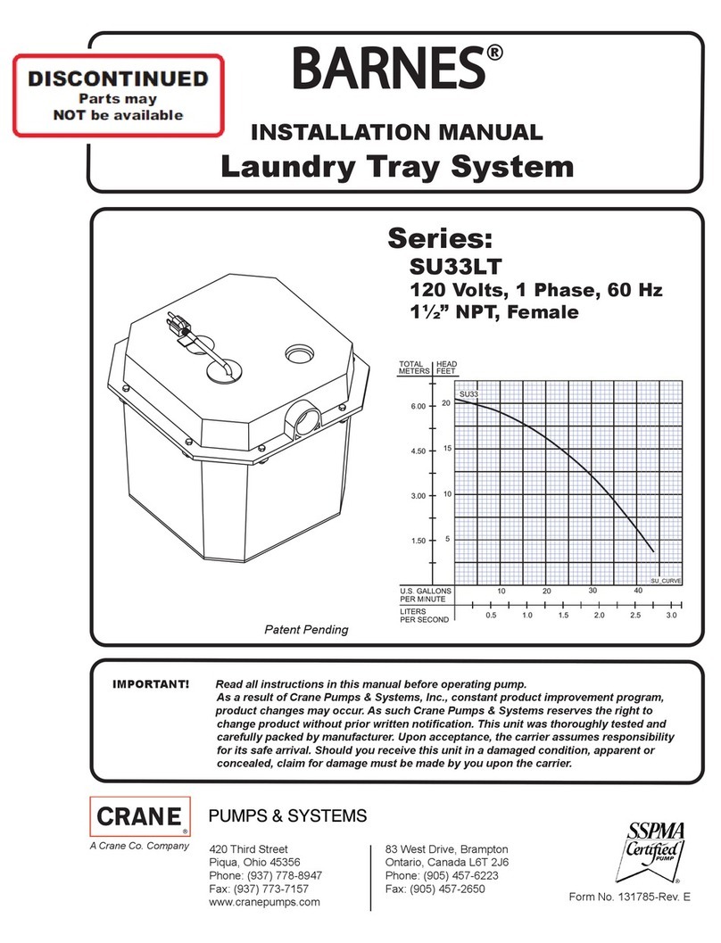 Barnes SU33LT Series installation manual