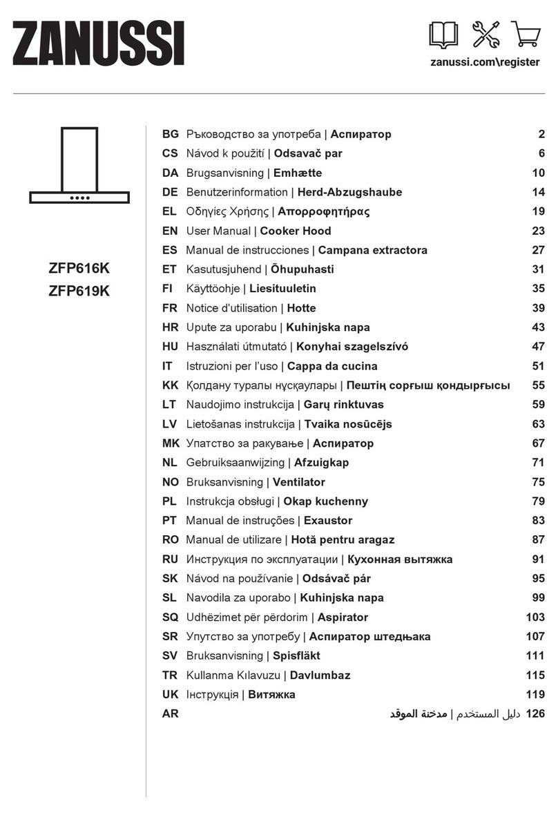 Zanussi ZFP616K User manual Zanussi ZFP616K User manual